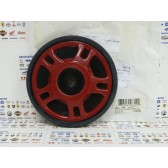 WHEEL,IDLER-5.63 SPOKED-RED METALLIC